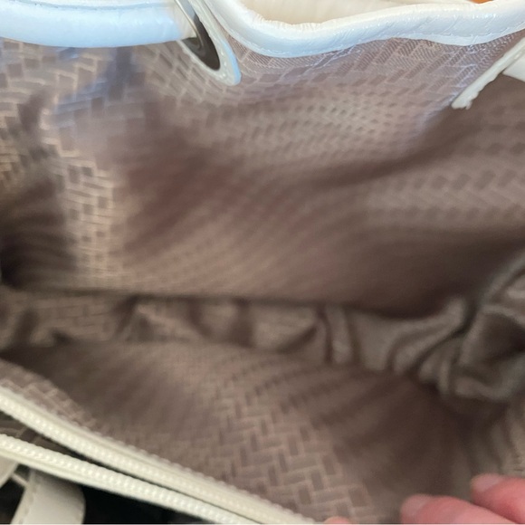 Cole Haan purse - beautiful white woven leather - Picture 6 of 7